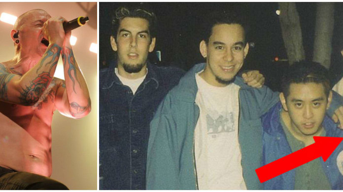Chester Bennington na první fotce kapely Linkin Park Chester Bennington na první fotce kapely Linkin Park