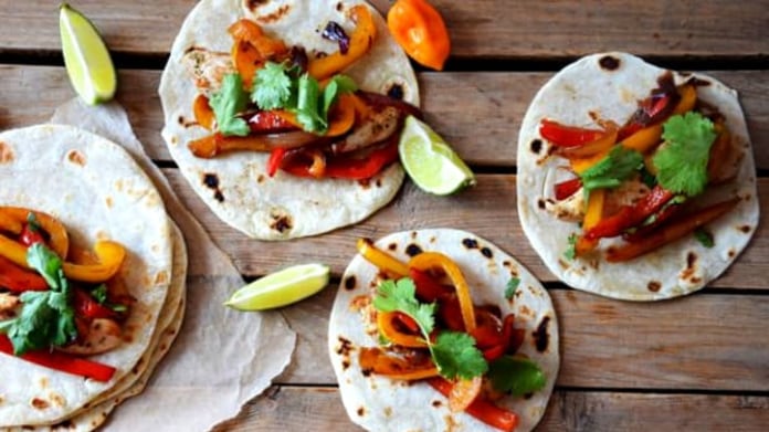 Kuřecí fajitas Kuřecí fajitas