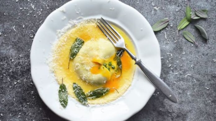Snídaňové ravioly Snídaňové ravioly
