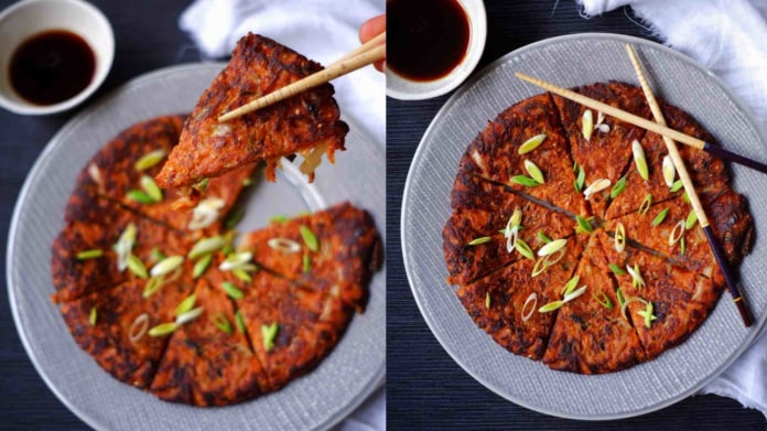S Klárou v kuchyni: Kimchi palačinka S Klárou v kuchyni: Kimchi palačinka