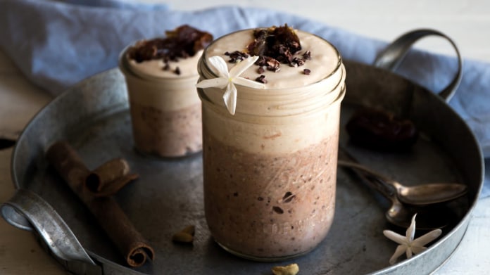 Mrkvové overnight oats Mrkvové overnight oats
