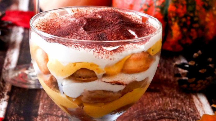 Podzimní dýňové tiramisu s voňavým kořením Podzimní dýňové tiramisu s voňavým kořením
