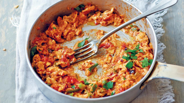 Menemen – pikantní míchaná vejce Menemen – pikantní míchaná vejce