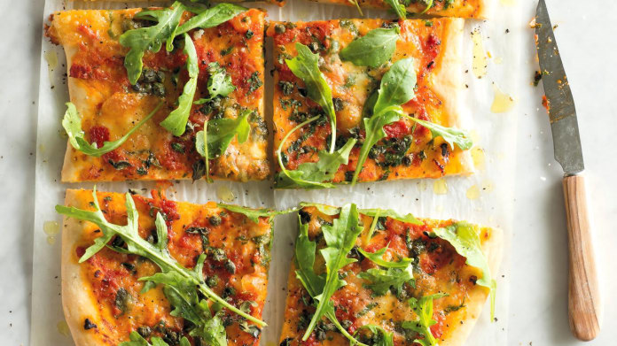 Pizza salsa verde Pizza salsa verde