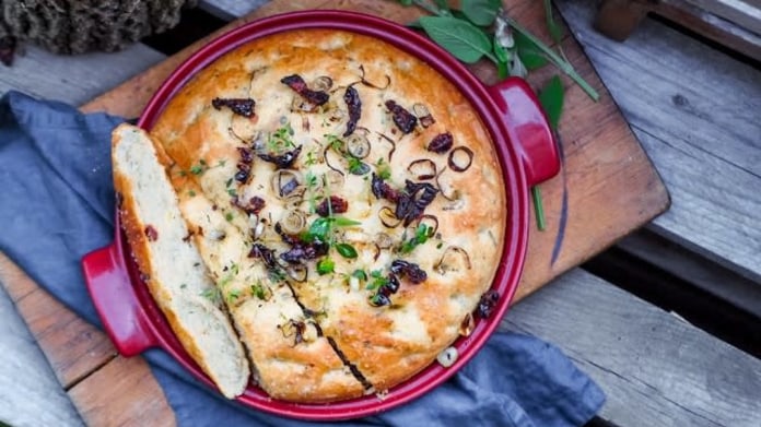 Domácí focaccia Domácí focaccia