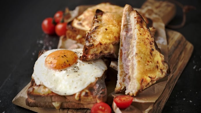 Croque monsieur a madame Croque monsieur a madame