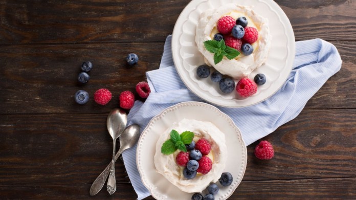 Mini dortíky Pavlova Mini dortíky Pavlova