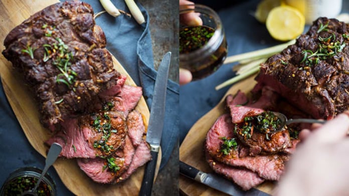 Roastbeef s citrónovou trávou Roastbeef s citrónovou trávou