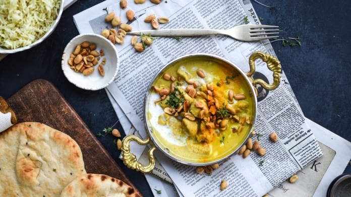 Peanut chicken - indické kuře s arašídovou omáčkou Peanut chicken - indické kuře s arašídovou omáčkou