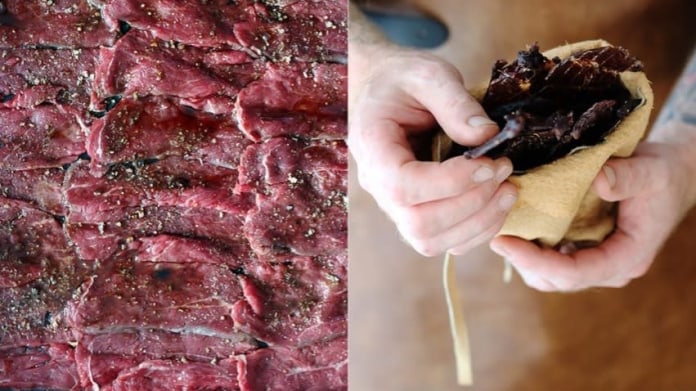Poctivé domácí jerky z hovězího masa Poctivé domácí jerky z hovězího masa