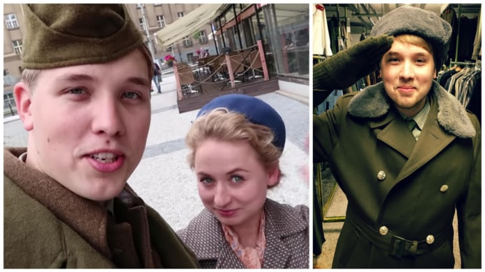 Jirka Král a Shopaholic Nicol ve filmu. Jirka Král a Shopaholic Nicol ve filmu.