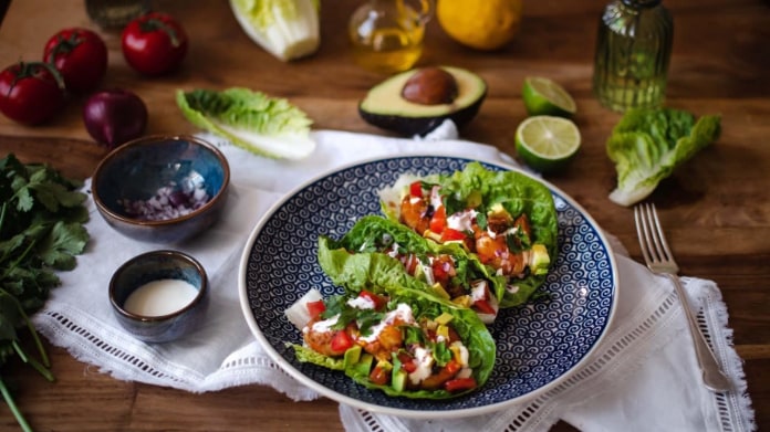 Tacos s krevetami Tacos s krevetami