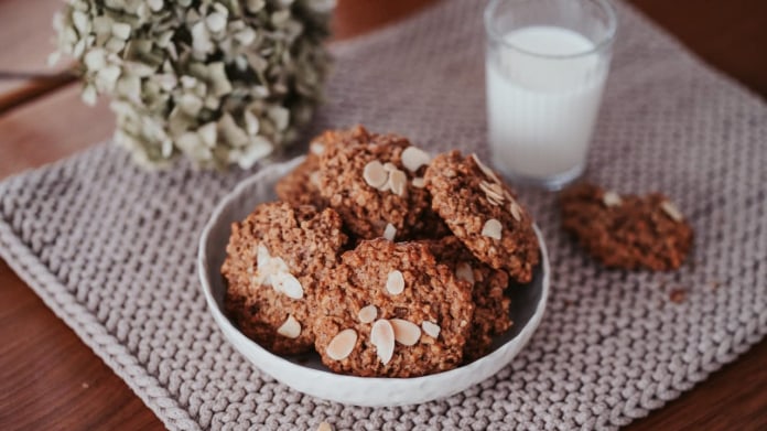 Veganské ovesné sušenky Veganské ovesné sušenky