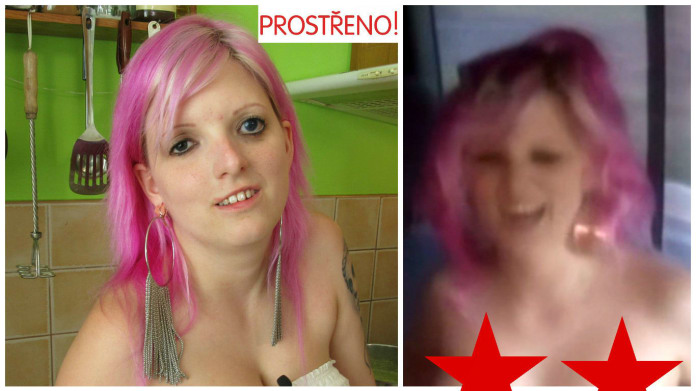 Soutěžící Žaneta ukázala prsa. Soutěžící Žaneta ukázala prsa.