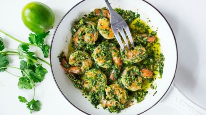 Chimichurri krevety Chimichurri krevety