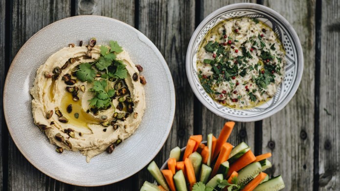 Hummus + Baba Ganuš Hummus + Baba Ganuš