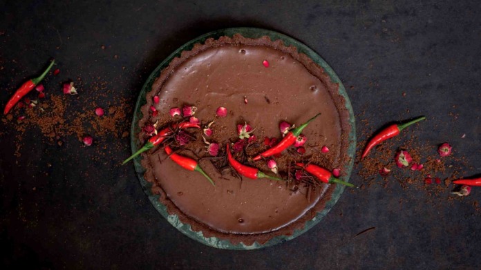 Čokoládový cheesecake s chilli Čokoládový cheesecake s chilli