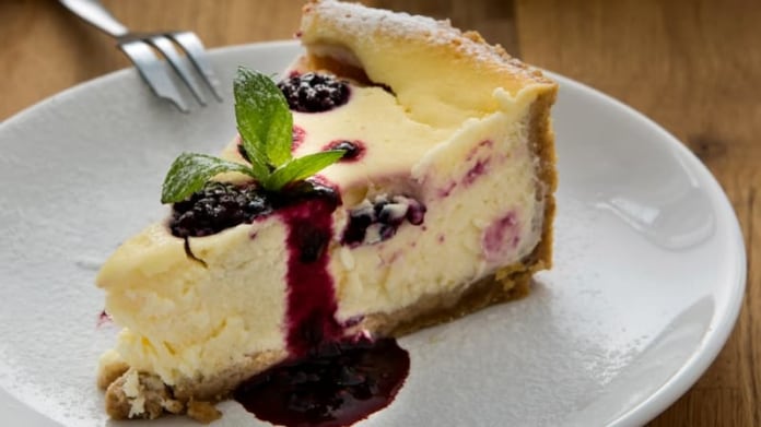 Ostružinový cheesecake Ostružinový cheesecake