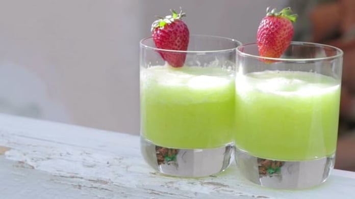Okurkové smoothie s ginem Okurkové smoothie s ginem