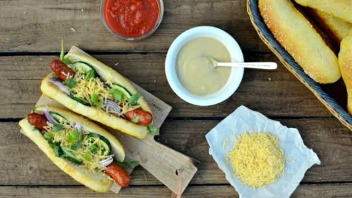 Domácí hot dog Domácí hot dog