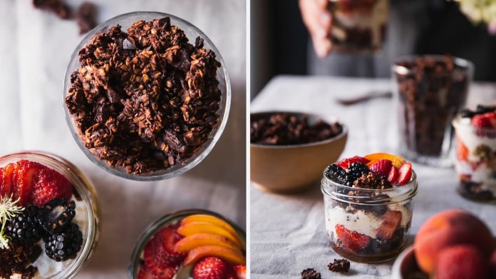 Čokoládová granola Čokoládová granola