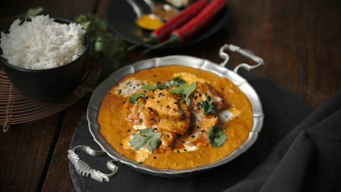Indické butter chicken Indické butter chicken