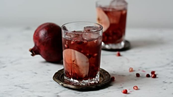 Cider s granátovým jablkem Cider s granátovým jablkem