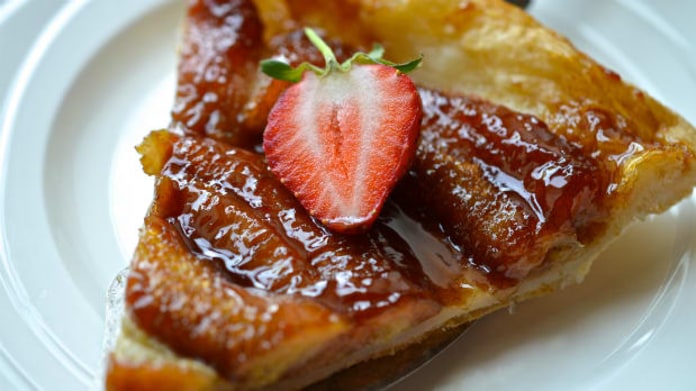 Banánový TarteTatin Banánový TarteTatin