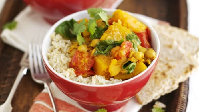 Jednoduché dýňové curry Jednoduché dýňové curry