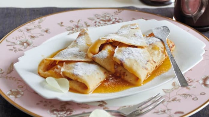 Mandarinkové crêpes Suzette Mandarinkové crêpes Suzette