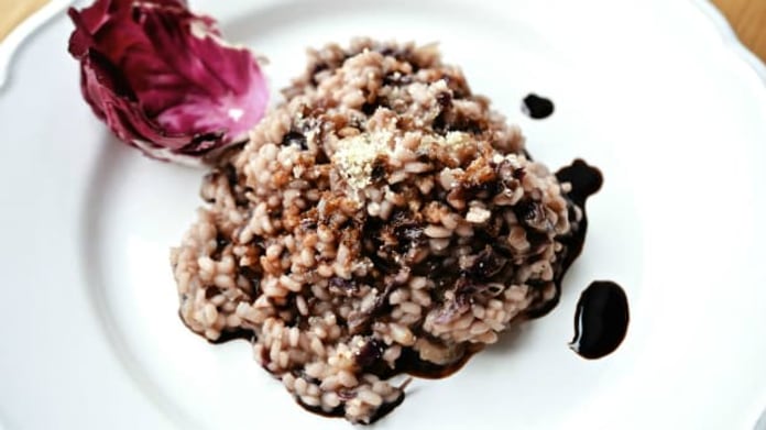 Risotto al radicchio Risotto al radicchio