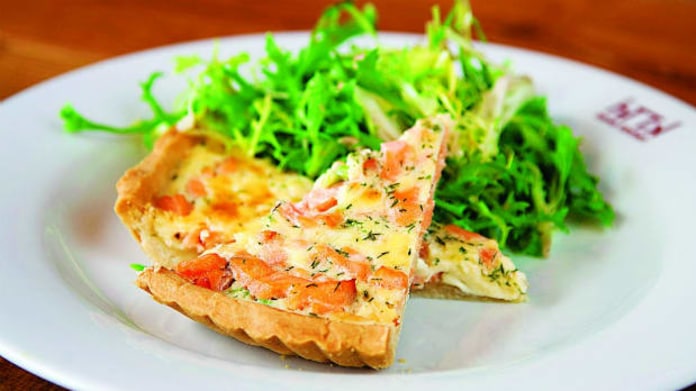 Václavuv lososový quiche Václavuv lososový quiche