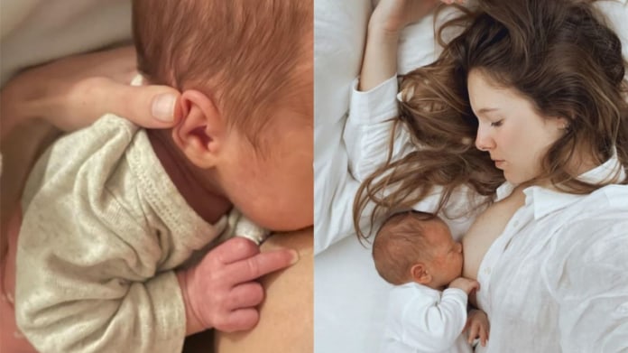 Jitka Nováčková sdílela vtipnou kojící fotku, kterou ji některé ženy vyčetly. Jitku ovšem podpořily známé kojící maminky. Jitka Nováčková sdílela vtipnou kojící fotku, kterou ji některé ženy vyčetly. Jitku ovšem podpořily známé kojící maminky.
