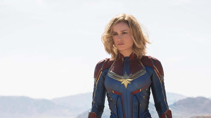 Brie Larson jako Captain Marvel. Brie Larson jako Captain Marvel.