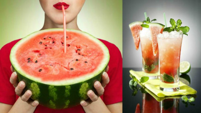Melounové mojito Melounové mojito