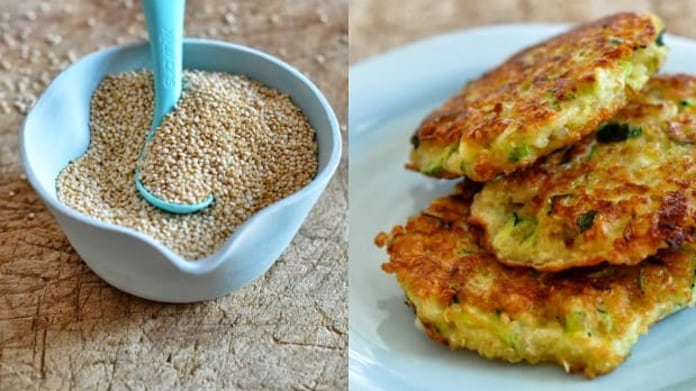 Quinoa – cuketové placičky Quinoa – cuketové placičky
