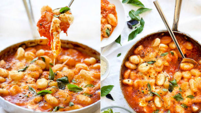 Gnocchi s rajčatovou omáčkou Gnocchi s rajčatovou omáčkou