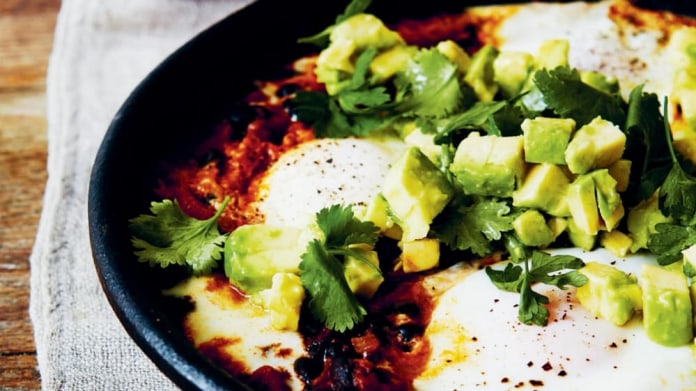 Zdravá vejce po farmářsku - Huevos Rancheros Zdravá vejce po farmářsku - Huevos Rancheros