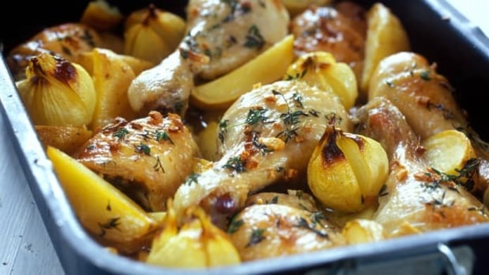 Citronové kuře po řecku Citronové kuře po řecku