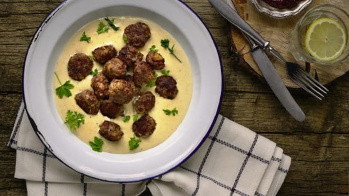 Švédské masové kuličky Köttbullar Švédské masové kuličky Köttbullar