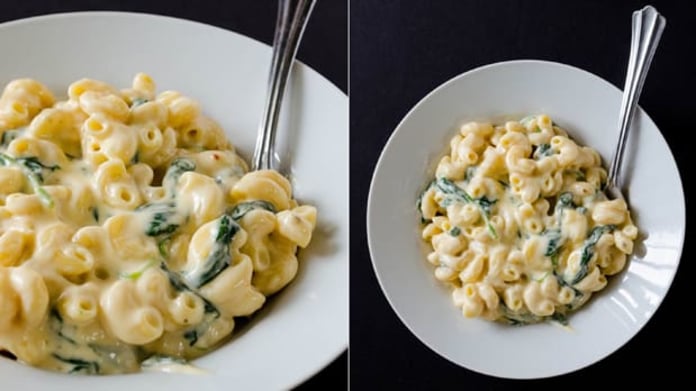 Mac and cheese s jogurtem Mac and cheese s jogurtem