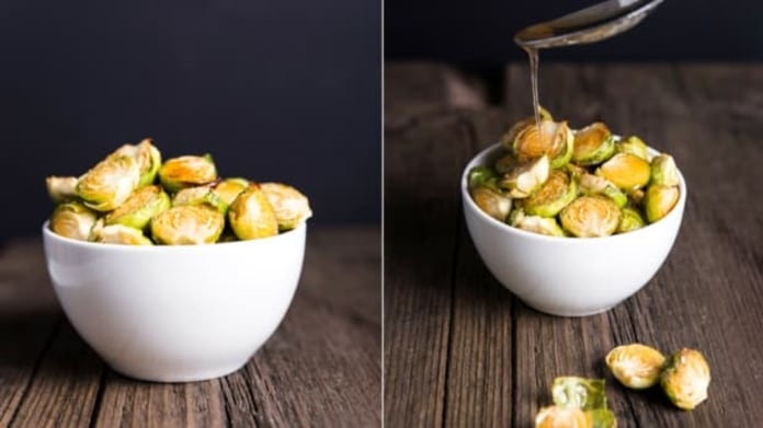 Růžičková kapusta s medovou chilli omáčkou Růžičková kapusta s medovou chilli omáčkou