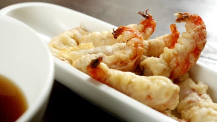 Krevetová tempura Krevetová tempura