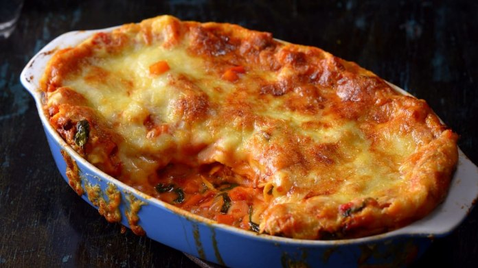 Dýňové lasagne s houbami Dýňové lasagne s houbami