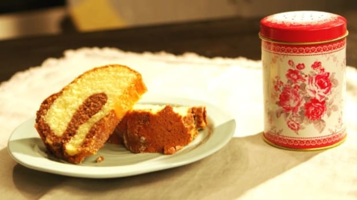 Šlehačková mramorová bábovka Šlehačková mramorová bábovka