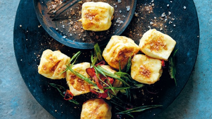 Smažené tofu s chilli solí Smažené tofu s chilli solí