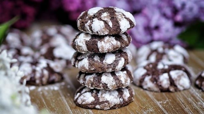 Kakaové Crinkle cookies Kakaové Crinkle cookies