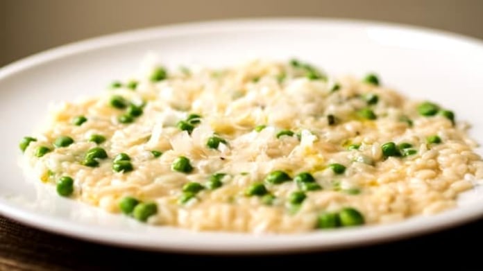 Hráškové risotto Hráškové risotto