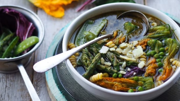 Jarní minestrone Jarní minestrone