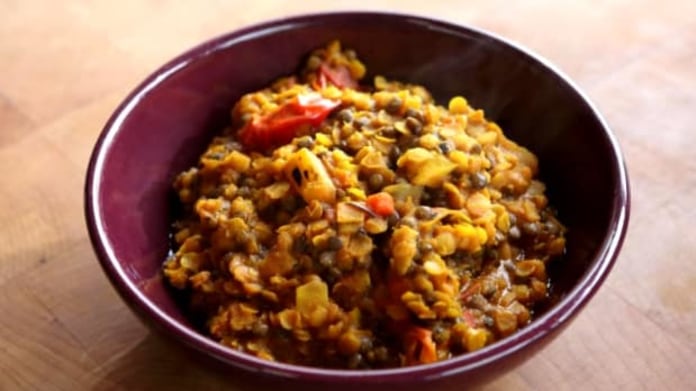 Čočková kaše dahl Čočková kaše dahl